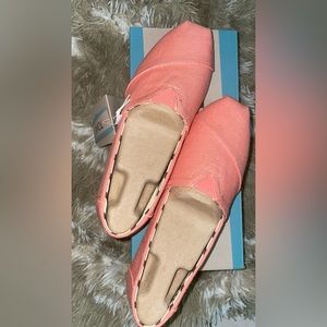 Toms Alpargata Peach Pink Heritage Canvas
